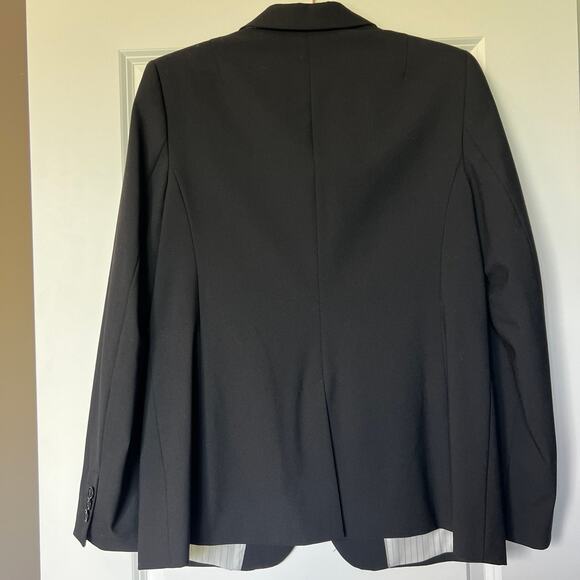 Banana Republic Black Wool Blazer size 10 - Picture 4 of 6